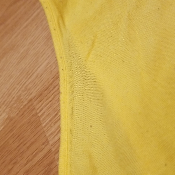 💥3/$10💥 Yellow Braided Racerback Hi-Lo Tank Top - Picture 8 of 10